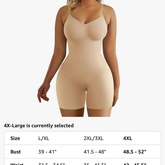 Shapewear Bodysuit Tummy Control Body Shaper - Picture 6 of 6